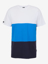 Sam 73 Tricou alb și albastru pentru bărbați SAM 73 Norman