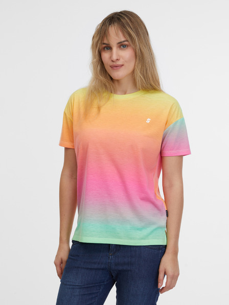 Sam 73 Tricou de damă galben și roz SAM 73 Marisa
