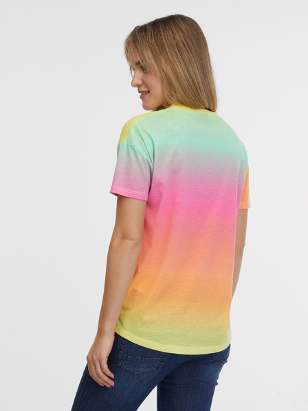 Sam 73 Tricou de damă galben și roz SAM 73 Marisa