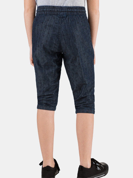Sam 73 Pantaloni 3/4 pentru fete albastru închis SAM 73