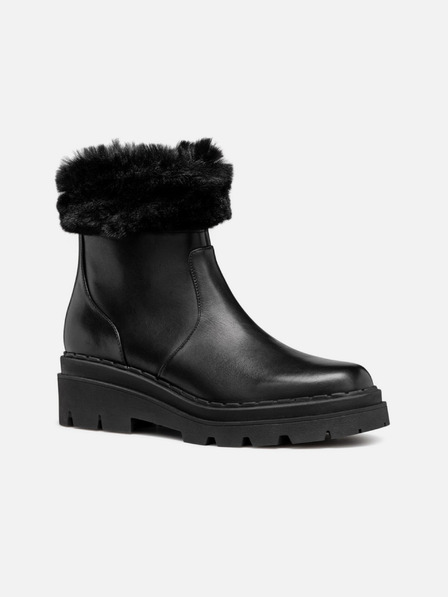 Geox Negru Cizme de gleznă Geox Felleny pentru femei