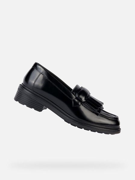 Geox Mocasini negri pentru femei Geox Walk pleasure