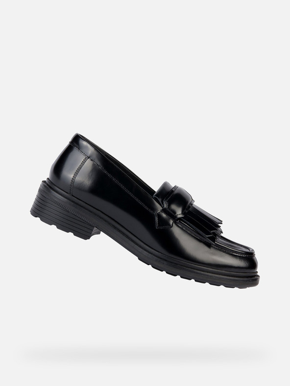Geox Mocasini negri pentru femei Geox Walk pleasure