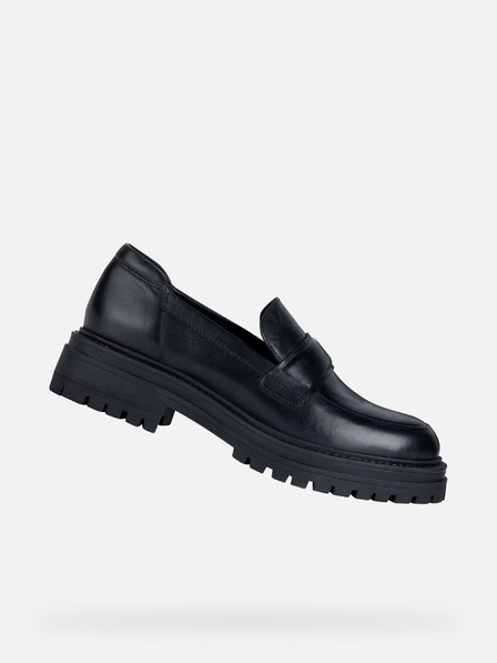 Geox Mocasini negri pentru femei Geox Iridea