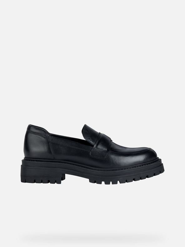 Geox Mocasini negri pentru femei Geox Iridea