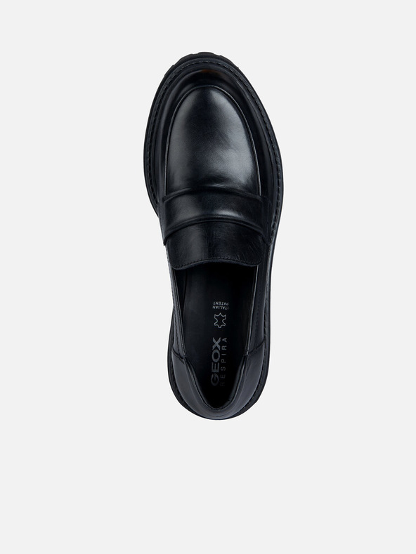 Geox Mocasini negri pentru femei Geox Iridea