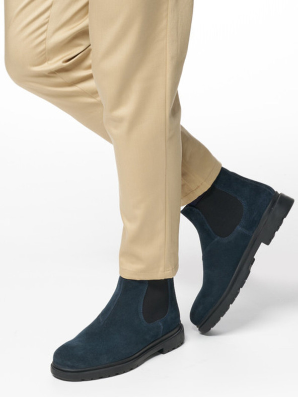 Geox Botine Geox Andalo albastru închis, bărbați