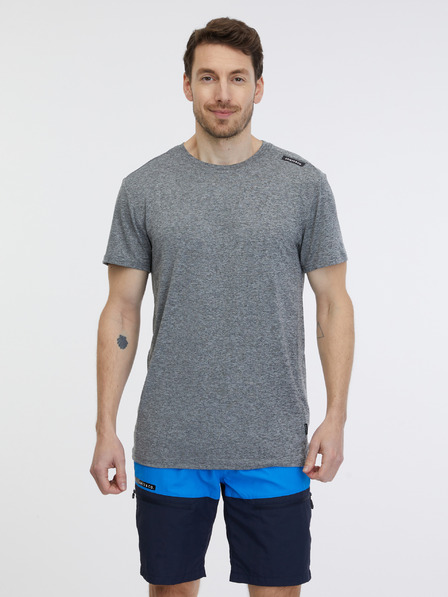 Sam 73 Tricou bărbătesc gri cu dungi SAM 73 Fortunato