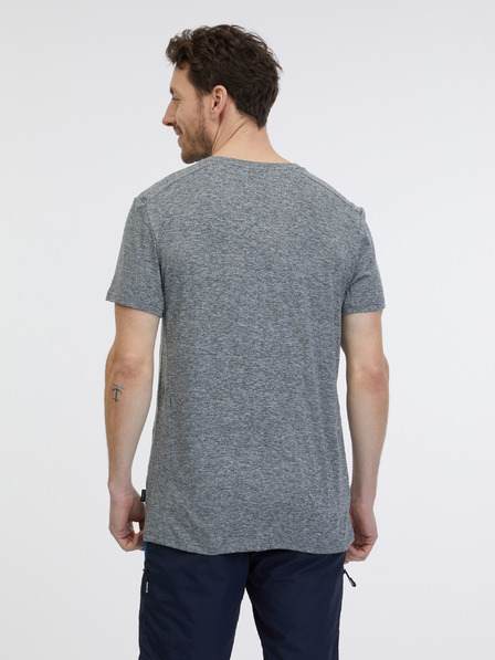 Sam 73 Tricou bărbătesc gri cu dungi SAM 73 Fortunato