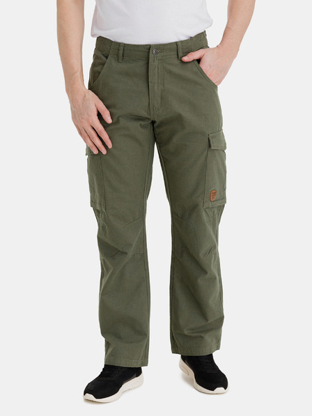 Sam 73 Pantaloni cu buzunare kaki pentru bărbați SAM 73