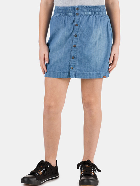 Sam 73 Fustă pentru fete din denim albastru cu nasturi SAM 73