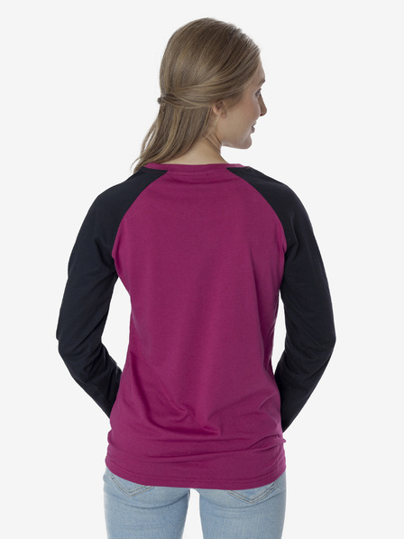 Sam 73 Tricou de damă negru și roz SAM 73