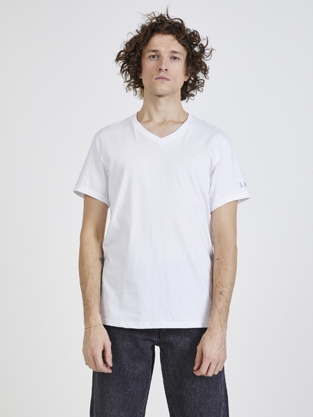 Sam 73 Tricou alb pentru bărbați SAM 73 Blane