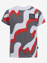 Sam 73 Tricou cu model pentru băieți gri și roșu SAM 73 Oscar