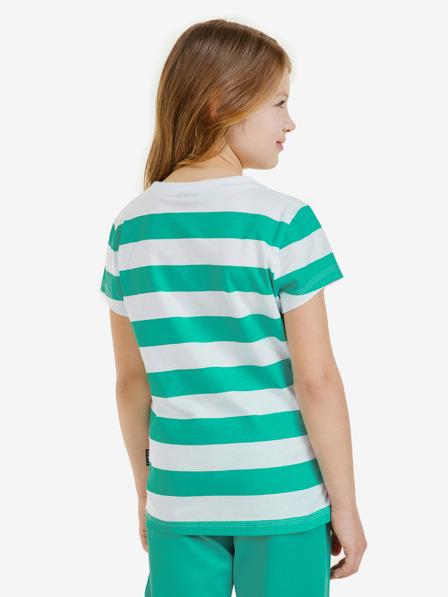 Sam 73 Tricou dungat alb și verde pentru copii SAM 73 Siobhan