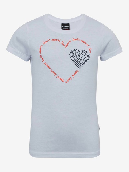 Sam 73 Tricou alb pentru fete SAM 73 Alaina