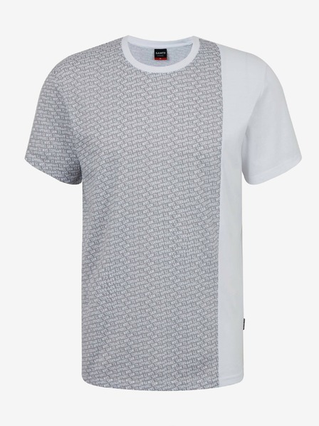 Sam 73 Tricou bărbătesc cu model gri deschis SAM 73 Paul