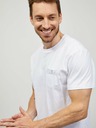 Sam 73 Tricou alb pentru bărbați SAM 73 Quarip