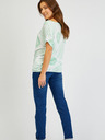 Sam 73 Tricou alb și verde pentru femei SAM73 Taurus