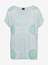 Sam 73 Tricou alb și verde pentru femei SAM73 Taurus