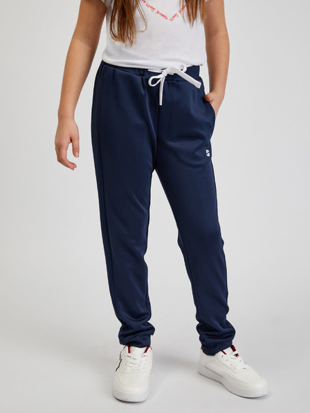 Sam 73 Pantaloni de trening unisex albastru închis pentru copii SAM73 Michael
