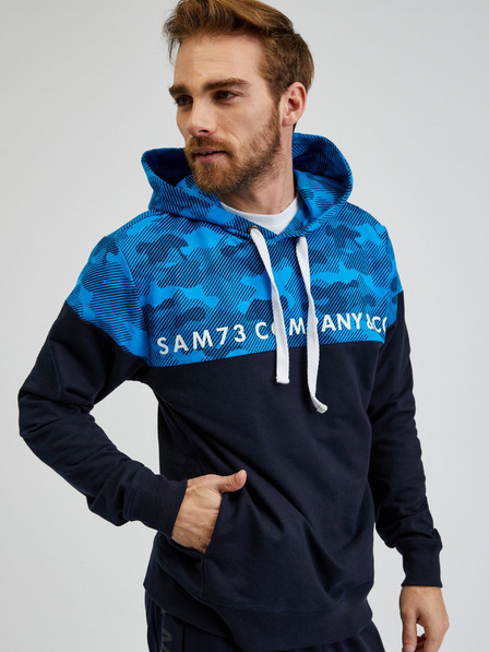 Sam 73 Hanorac albastru pentru bărbați SAM73 Aquamarine