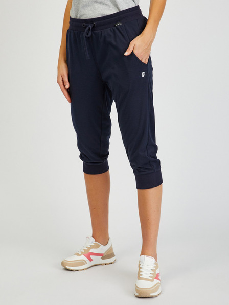 Sam 73 Pantaloni de trening trei sferturi albastru închis pentru femei SAM73 Phoenix