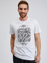 Sam 73 Tricou imprimat din bumbac pentru bărbați, alb SAM73 Almandit