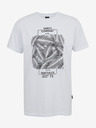 Sam 73 Tricou imprimat din bumbac pentru bărbați, alb SAM73 Almandit
