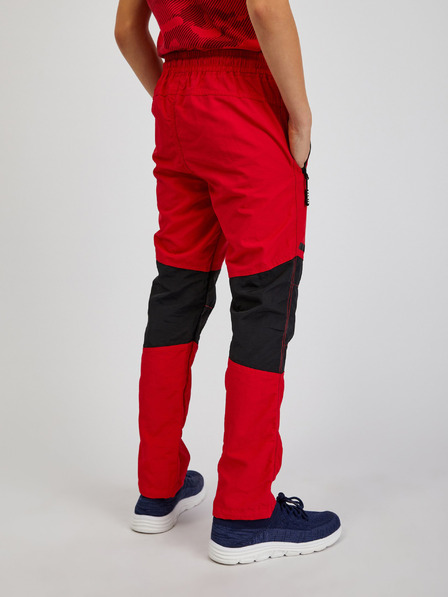 Sam 73 Pantaloni sport pentru copii negri și roșii SAM73 Jonathan