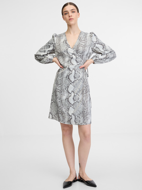 Orsay Rochie alb-negru și alb pentru femei ORSAY