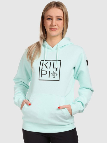 Kilpi Hanorac cu glugă din bumbac pentru femei Kilpi NIKY-W Mint