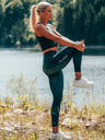 Kilpi Colanți sport pentru femei Kilpi JAMILY-W Verde închis