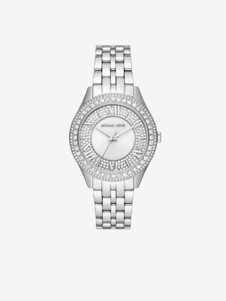 Michael Kors Ceas argintiu pentru femei Michael Kors Harlowe