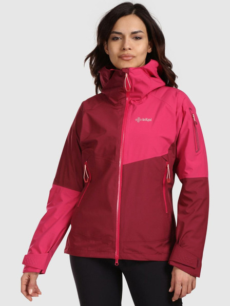 Kilpi Jachetă impermeabilă Hardshell pentru femei Kilpi MAMBA-W Dark Red