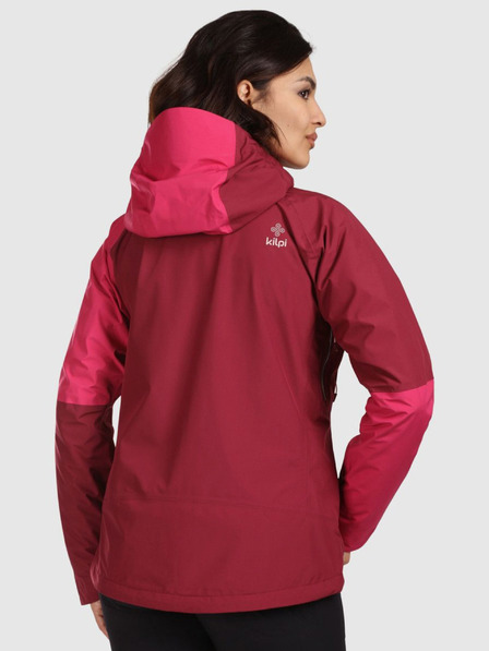 Kilpi Jachetă impermeabilă Hardshell pentru femei Kilpi MAMBA-W Dark Red