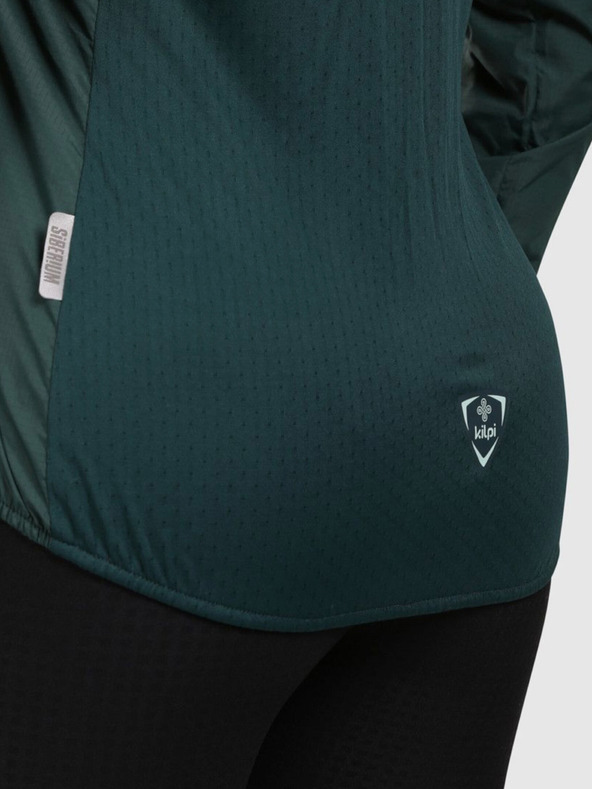 Kilpi Jachetă de alergare ultraușoară pentru femei Kilpi ANORI-W Verde închis