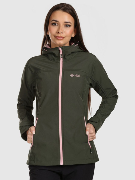 Kilpi Jachetă softshell pentru femei Kilpi RAVIA-W Verde închis
