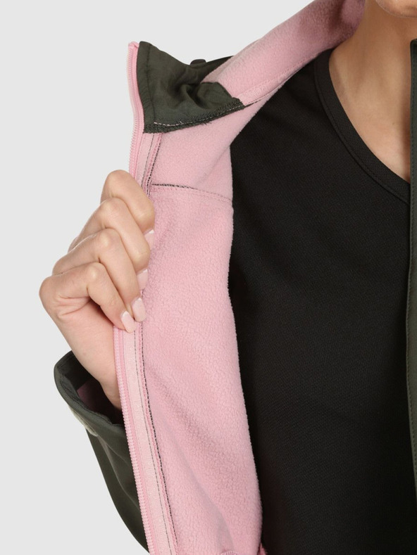 Kilpi Jachetă softshell pentru femei Kilpi RAVIA-W Verde închis