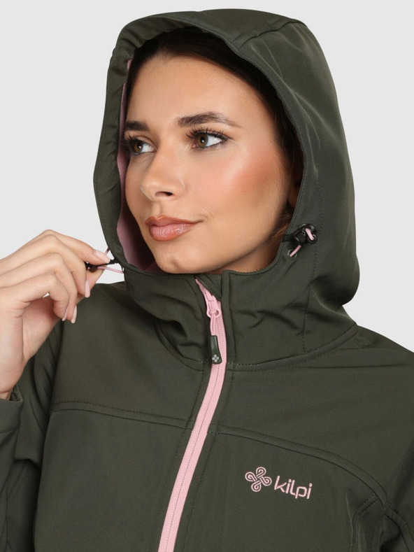 Kilpi Jachetă softshell pentru femei Kilpi RAVIA-W Verde închis