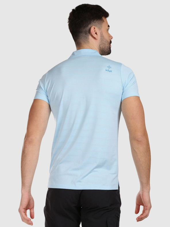 Kilpi Cămașă polo funcțională pentru bărbați Kilpi OLIVA-M Albastru deschis