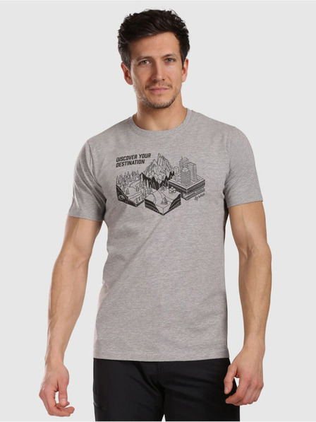 Kilpi Kilpi GAROVE-M Tricou funcțional pentru bărbați Gri deschis