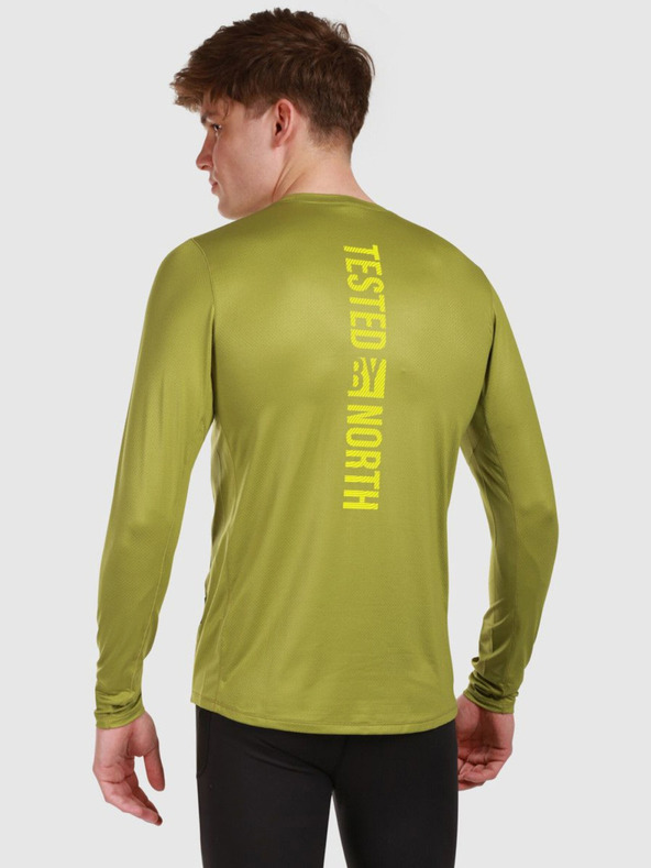 Kilpi Tricou funcțional cu mânecă lungă pentru bărbați Kilpi SPOLETO-M Verde