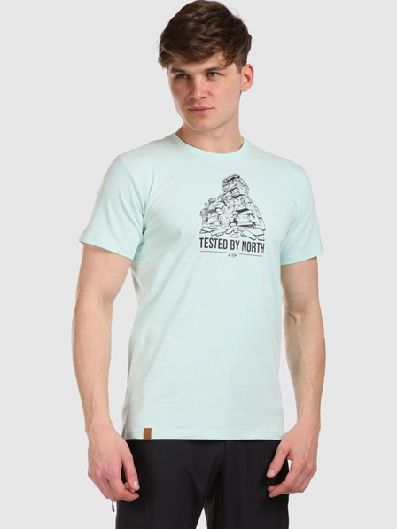 Kilpi Tricou de bumbac pentru bărbați Kilpi DISCOVER-M Mentol
