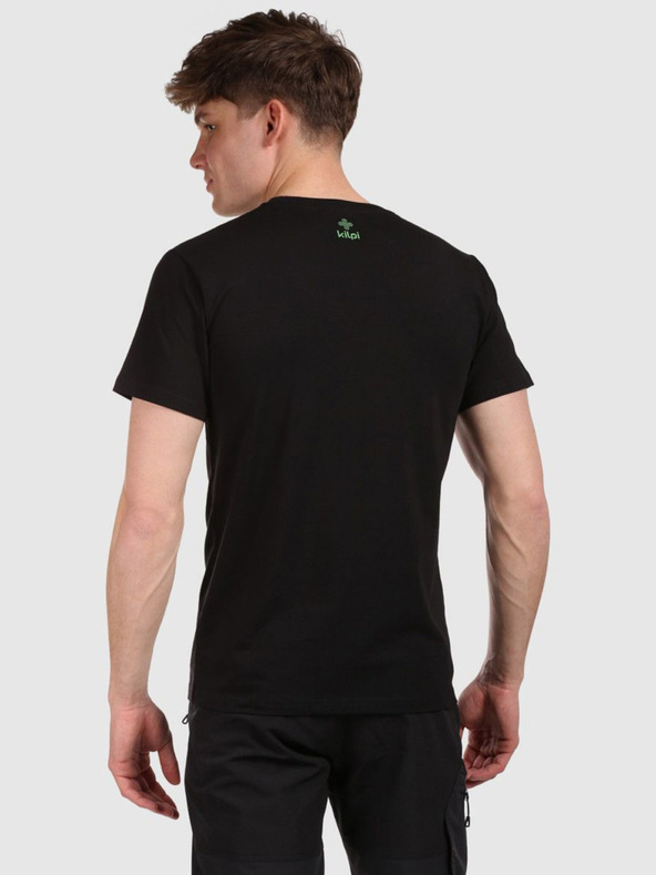 Kilpi Tricou de bumbac pentru bărbați Kilpi DISCOVER-M Negru