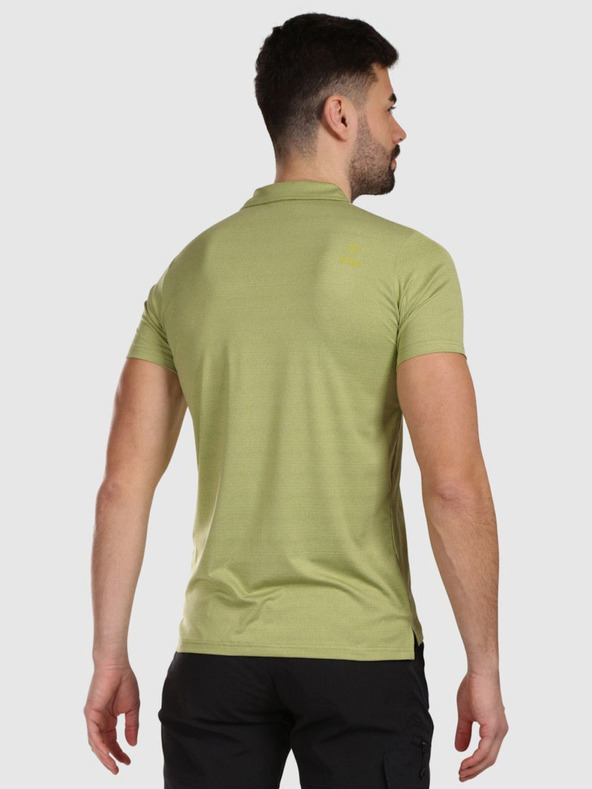 Kilpi Tricou polo funcțional pentru bărbați Kilpi OLIVA-M Verde