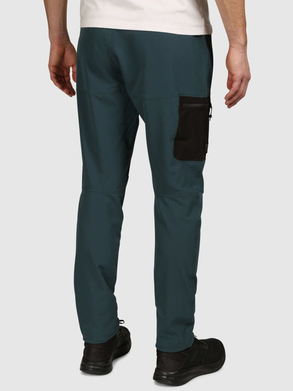 Kilpi Pantaloni de exterior pentru bărbați Kilpi LIGNE-M Verde închis