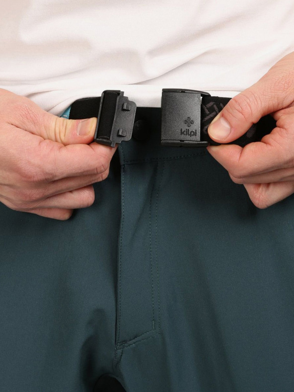 Kilpi Pantaloni de exterior pentru bărbați Kilpi LIGNE-M Verde închis