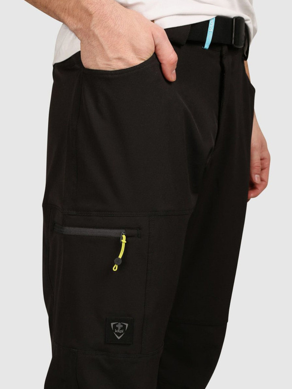 Kilpi Pantaloni de exterior pentru bărbați Kilpi LIGNE-M Negru
