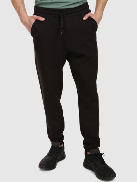 Kilpi Pantaloni de trening sport din bumbac pentru bărbați Kilpi MATTY-M Negru